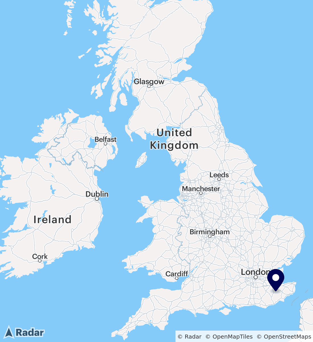 Skydive Headcorn - Go Skydive map